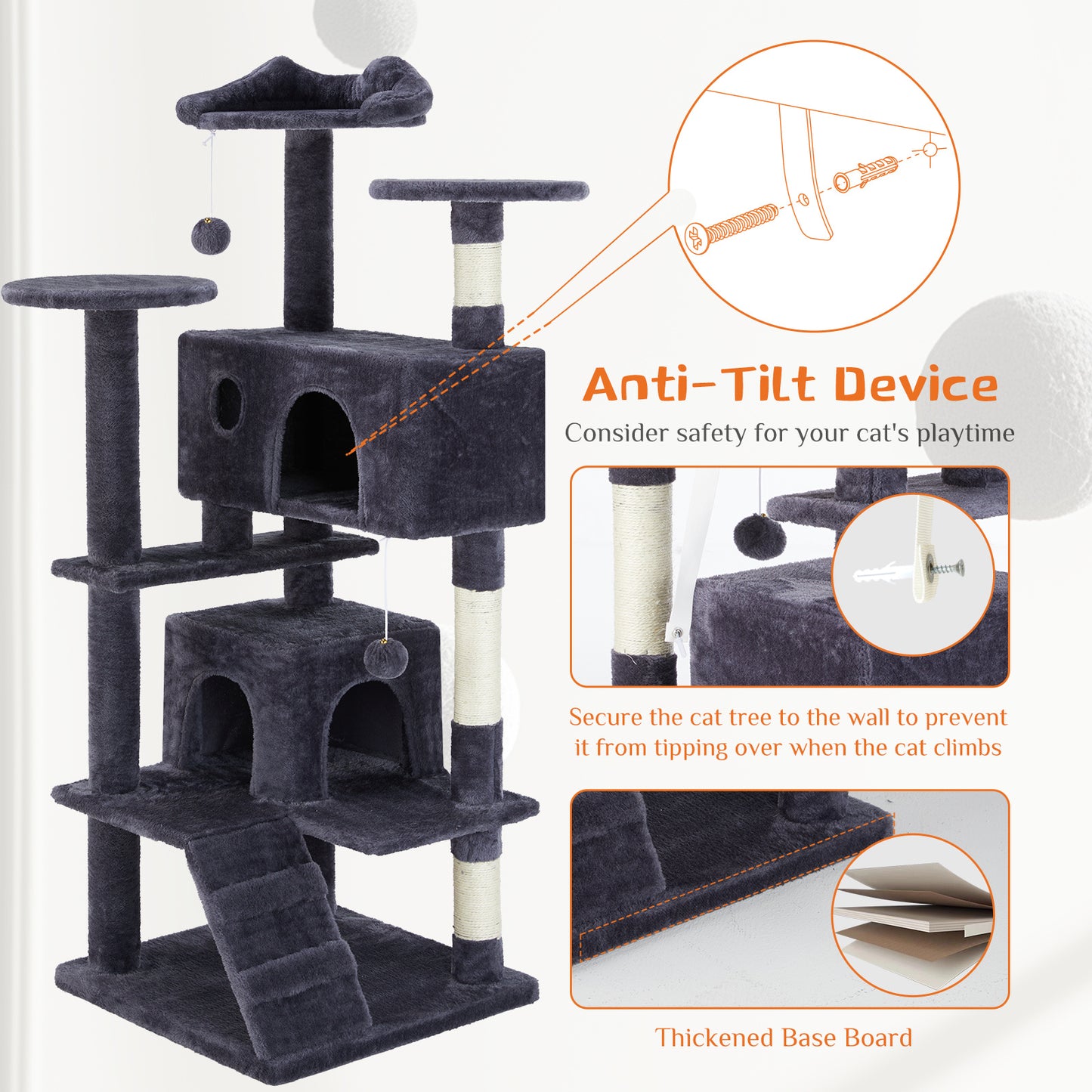 Skyspire Multiverse Citadel - Multi-Level Cat Climbing Frame