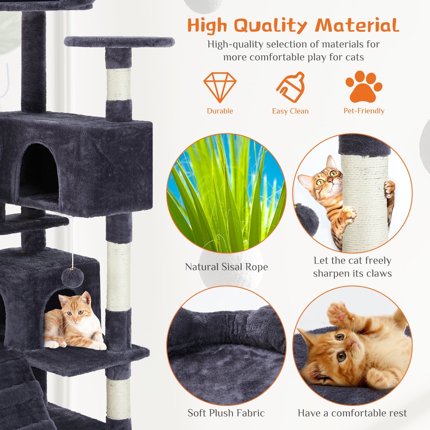 Skyspire Multiverse Citadel - Multi-Level Cat Climbing Frame