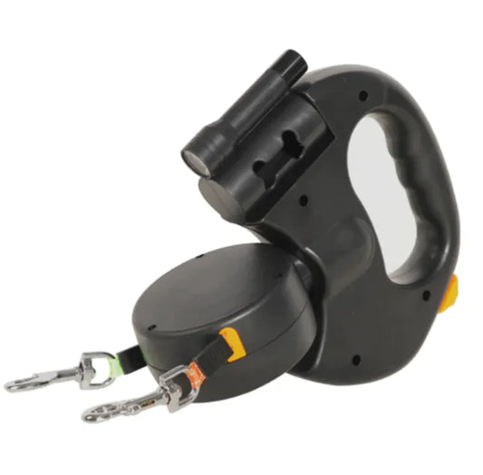 🌌 Twincore Multiverse Vector Leash — Tier II  Dual-retractable exploration system for multi-canine guardians