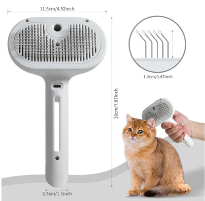 🌌 Hydramist Multiverse Shedding Brush — Tier II  Water-infused grooming system for canine and feline Guardians